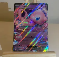 Pokemon - Mew ex #151/165 (English) - Half Art - Scarlet and Violet - Image 1