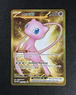 Mew ex 205/165 Scarlet & Violet 151 Full Art Holo Hyper Rare Pokemon TCG - NM - Image 1