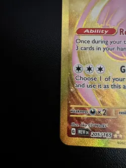 Pokemon TCG Mew EX Scarlet & Violet-151 205/165 Holo Hyper Rare - Image 3