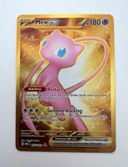 Pokemon TCG Mew ex 205/165 SV Scarlet & Violet 151 Hyper Rare Full Art Holo - Image 1