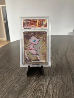 Pokemon Mew EX Metal Gold Card 205/165 Scarlet Violet 151 Series Ace Graded 10 - Image 1