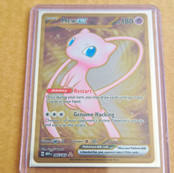 Pokemon TCG Mew ex 205/165 Sv: Scarlet & Violet 151 Full Art Foil EN 2023 Metal - Image 1