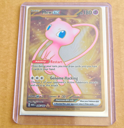 Pokemon TCG Mew ex 205/165 Sv: Scarlet & Violet 151 Full Art Holo 2023 Metal - Image 1