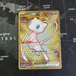 Mew ex Metal Gold Pokemon Scarlet & Violet - 151 205/165 - Image 1