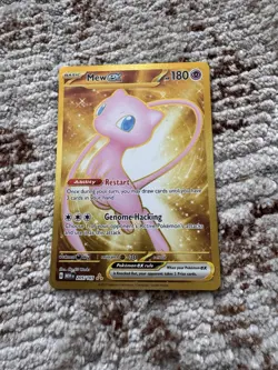 Pokemon TCG Mew EX 205/165 Scarlet & Violet 151 Holo Card - Non Metal - Image 2