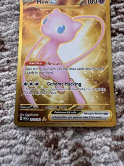 Pokemon TCG Mew EX 205/165 Scarlet & Violet 151 Holo Card - Non Metal - Image 3