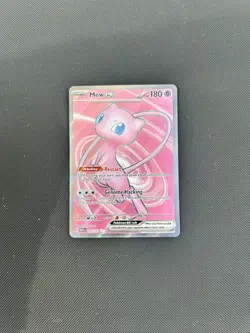 Pokemon Mew Ex 193/165 Scarlet & Violet 151 Full Art Holo Rare - Image 1