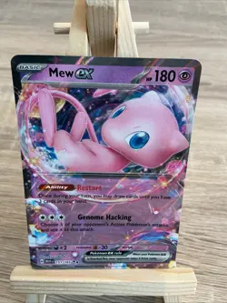 Pokemon TCG Mew EX 151/165 Scarlet Violet Double Rare Card NM/M Condition - Image 1