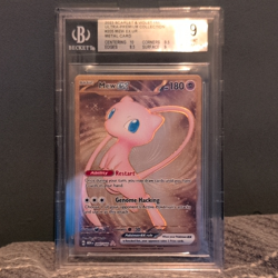Pokemon TCG Mew ex Ultra Rare Holo 205/165 Scarlet & Violet 151 BGS 9 2023 - Image 1
