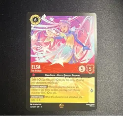 Disney Elsa-Ice Artisan Floodborn 123/204 Alternative Art Foil Lorcana TCG ENG - Image 1