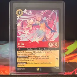 Disney Lorcana TCG Elsa - Ice Artisan The First Chapter 123/204 Foil Legend - Image 1