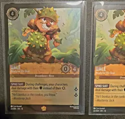 DISNEY LORCANA WILDS UNKNOWN 2 DALE READY FOR HIS SHOT LEGENDARY FOIL AND NORMAL - Image 2