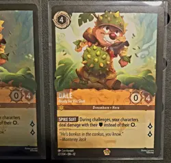 DISNEY LORCANA WILDS UNKNOWN 2 DALE READY FOR HIS SHOT LEGENDARY FOIL AND NORMAL - Image 3
