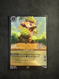 Disney Lorcana Dale Ready for His Shot 22/204 Legendary Cold Foil - Image 1