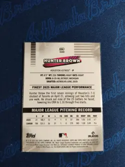 2026 Topps Finest Hunter Brown #278 Rare Houston Astros - Image 2