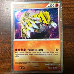 The Pokemon Company Groudon SL4 Call of Legends Shiny Holo Rare Basic 100 HP - Image 1