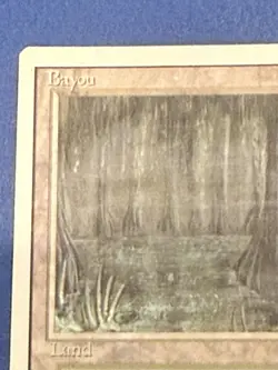 MTG Bayou Revised Edition Regular Rare MP/HP - Image 3
