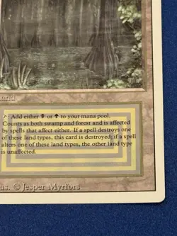 MTG Bayou Revised Edition Regular Rare MP/HP - Image 5