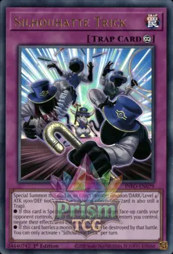 1st ed Silhouhatte Trick ultra rare INFO-EN079 Yugioh - Image 1