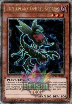 1st ed Predaplant Ophrys Scorpio QCR MP24-EN041 Yugioh - Image 1