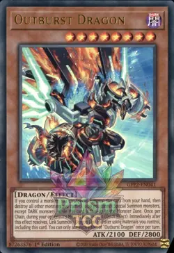 1st ed Outburst Dragon ultra rare GFP2-EN041 Yugioh - Image 1