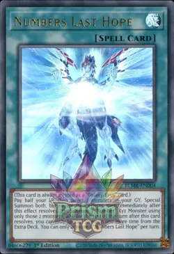 1st ed Numbers Last Hope ultra rare BLMR-EN004 Yugioh - Image 1