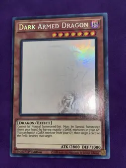 YuGiOh! Dark Armed Dragon, GFP2-EN179, Ghost Rare, 1st Edition, NM - Image 2