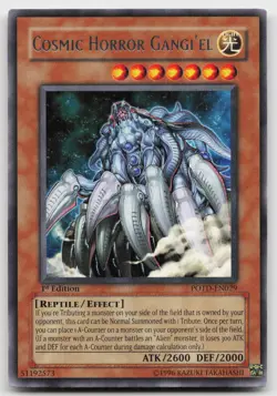 Cosmic Horror Gangi'el POTD-EN029 Power of the Duelist Yu-Gi-Oh 1st Edition NM - Image 1