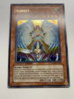 Yugioh Honest Limited Edition Ultra Rare TWED-EN001 HP - Image 1