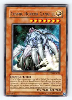 Yugioh Cosmic Horror Gangi'el POTD-EN029 Rare - NM 💎 - Image 1