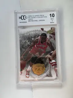 Upper Deck 2009-10 MJ Legacy Collection Gold #62 Michael Jordan BCCG 10 - Image 1