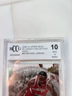Upper Deck 2009-10 MJ Legacy Collection Gold #62 Michael Jordan BCCG 10 - Image 3