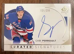 Gabe Perreault 2025-26 UD SP Authentic Curated Signatures RC Auto 121/299 - Image 1
