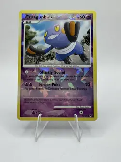 Croagunk | 13/17 | 2008 | Pop Series 8 Promo | Cracked Ice Reverse Holo | NM - Image 1