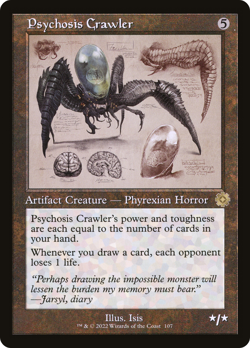 Psychosis Crawler *Retro Frame Schematic* | BRR The Brothers' War Artifacts | NM - Image 1