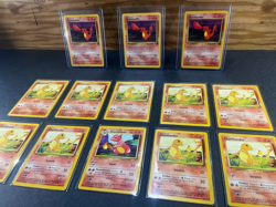 Pokemon Charmander Lot Base Set Team Rocket- Charmeleon WOTC Vintage 13 Cards - Image 1
