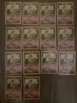 14 x Charmander Base Set NM Vintage Pokemon Cards WOTC BUNDLE - Image 1