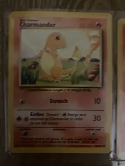 14 x Charmander Base Set NM Vintage Pokemon Cards WOTC BUNDLE - Image 2