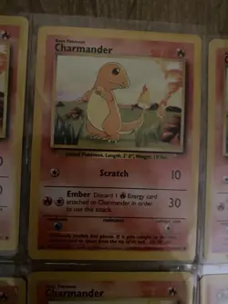 14 x Charmander Base Set NM Vintage Pokemon Cards WOTC BUNDLE - Image 3