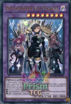 1st ed Witchcrafter Vice-Madame ultra rare MAMA-EN020 Yugioh - Image 1
