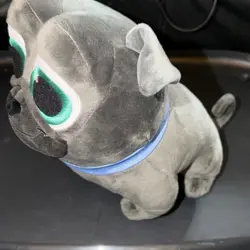 The Disney Store Bingo Plush 10" Pug Puppy Dog Pals Stuffed Animal Soft Toy Gray - Image 2