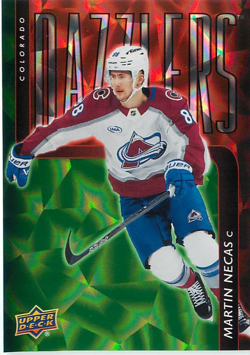 2025-26 Upper Deck Dazzlers Martin Necas Colorado Avalanche #DZ-2 Holiday - Image 1