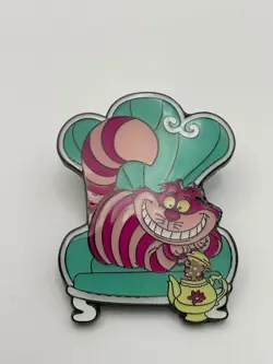 Disney Pin Loungefly Pets Cats in Chairs Mystery Series Cheshire Cat E6 - Image 1