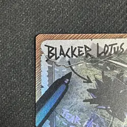 Mtg Secret Lair Blacker Lotus Foil - Image 3