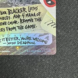 Mtg Secret Lair Blacker Lotus Foil - Image 5