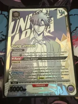 Sung Jinwoo Union Arena Rare Battle Top 2 Promo UR Solo Leveling UEPR/SLG-1-022 - Image 3