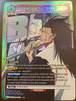 Union Arena Kenpachi Zaraki UE01BT/BLC-1-081 SR Bleach NM Card - Image 1
