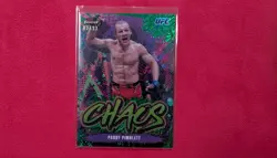 2024 Topps Finest UFC Paddy “The Baddy” Pimblett Chaos Green Shimmer /93 - Image 1
