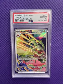 Hydrapple 188/182 PSA 10 Destined Rivals Illustration Rare Pokemon Card 2025 - Image 1