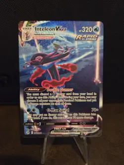Pokemon TCG Inteleon VMAX 266/264 ALT ART Holo Fusion Strike 🌟PACK FRESH🌟 - Image 1